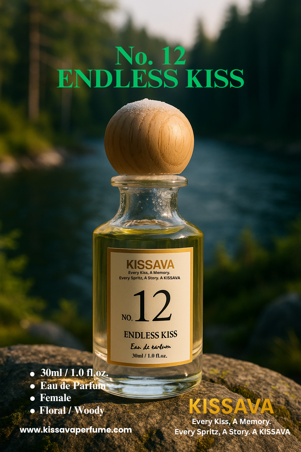 NO.12 - ENDLESS KISS - 30ml - Kissava Perfume