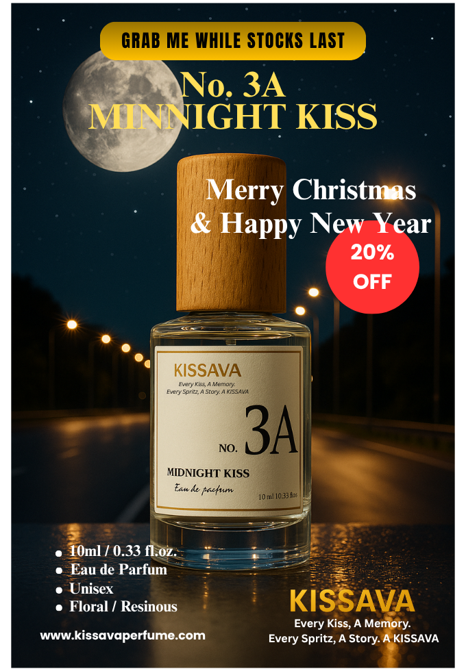 NO.3A - MIDNIGHT KISS - 10ml - Kissava Perfume