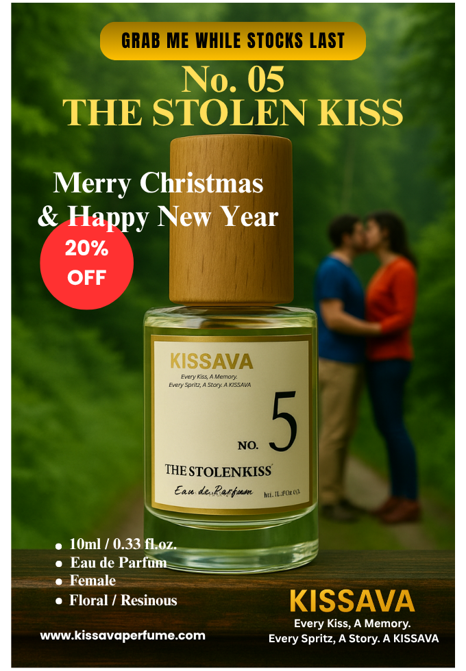 NO.05 - THE STOLEN KISS - 10ml - Kissava Perfume