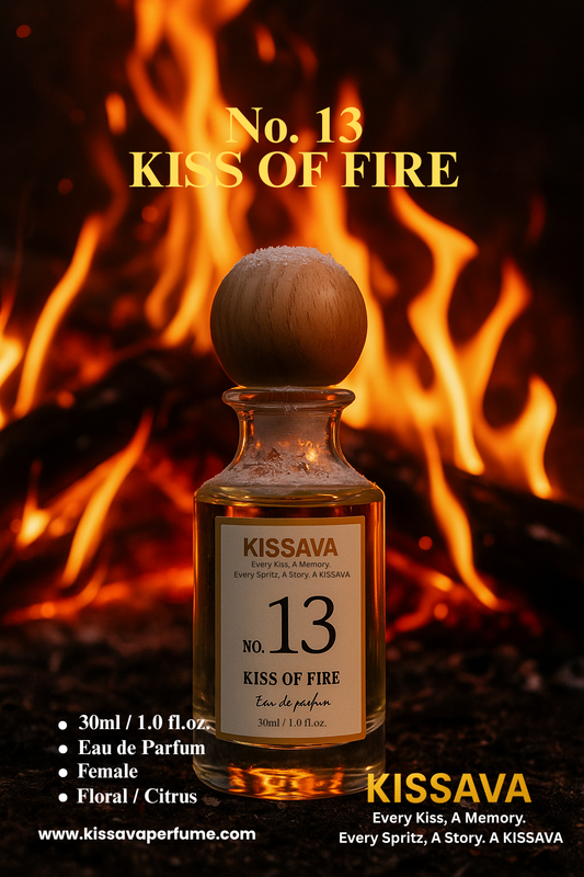 NO.13 - KISS OF FIRE - 30ml - Kissava Perfume