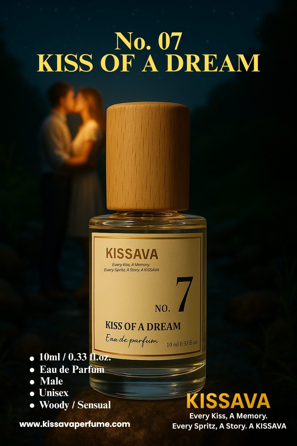 NO.07 - KISS OF A DREAM - 10ml - Kissava Perfume