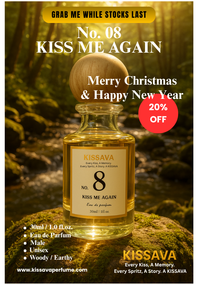 NO.08 -  KISS ME AGAIN - 30ml - Kissava Perfume