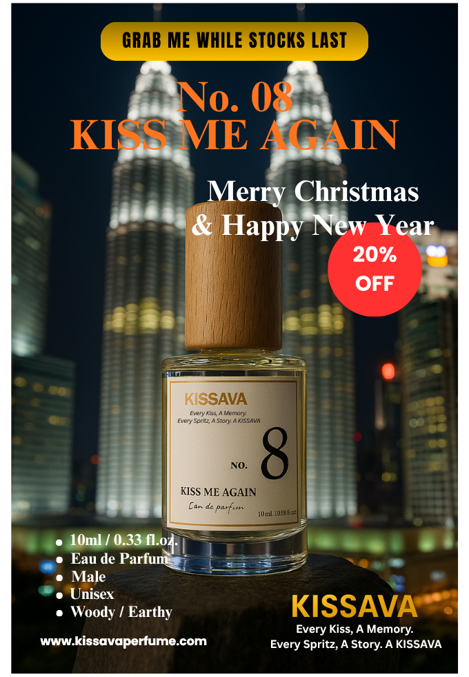 NO.08 -  KISS ME AGAIN - 10ml - Kissava Perfume